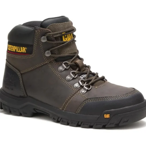 CAT Men's Outline Steel Toe Work Book - Dark Grey - P90802