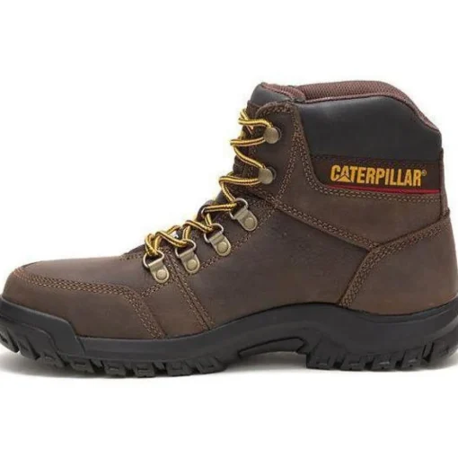 CAT Men's Outline Steel Toe Work Book - Brown - P90803