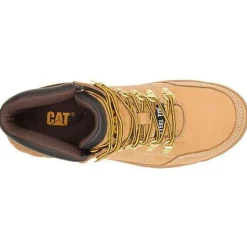 CAT Men's Outline Steel Toe Work Book - Wheat - P90801