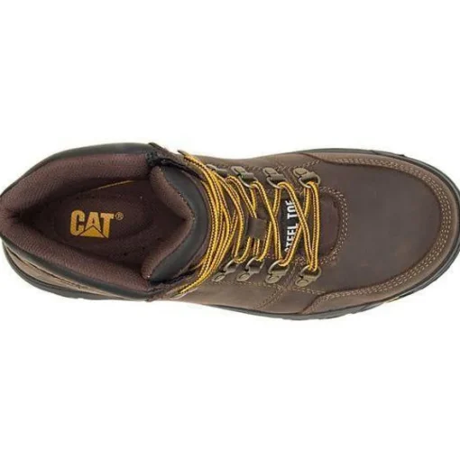CAT Men's Outline Steel Toe Work Book - Brown - P90803