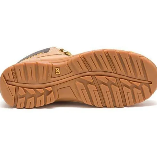 CAT Men's Outline Steel Toe Work Book - Wheat - P90801