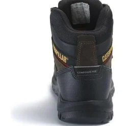 CAT Men's Resorption WP Comp Toe Work Boot - Black - P90977