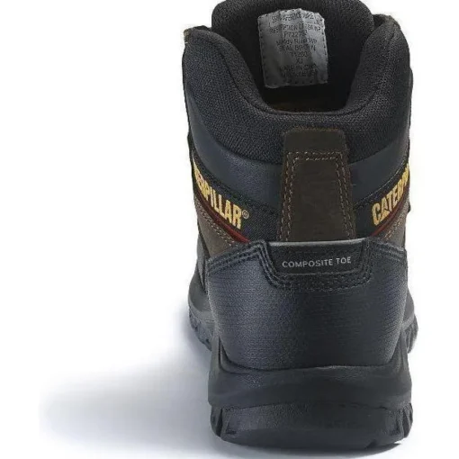 CAT Men's Resorption WP Comp Toe Work Boot - Black - P90977
