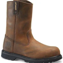 CAT Men's Revolver Steel Toe Pull On Work Boot - Brown - P89516