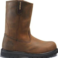 CAT Men's Revolver Steel Toe Pull On Work Boot - Brown - P89516