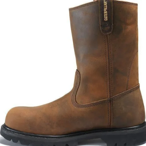 CAT Men's Revolver Steel Toe Pull On Work Boot - Brown - P89516