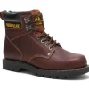 CAT Men's Second Shift 6" Work Boot - Brown - P72365