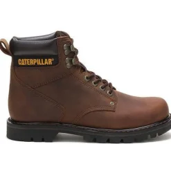 CAT Men's Second Shift 6" Work Boot - Dark Brown - P72593