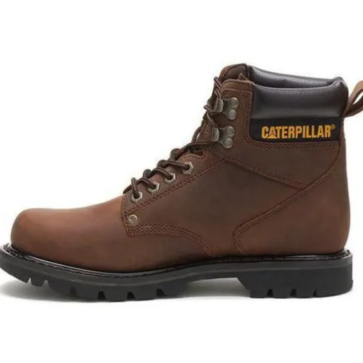 CAT Men's Second Shift 6" Work Boot - Dark Brown - P72593