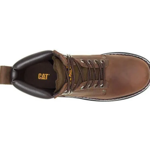 CAT Men's Second Shift 6" Work Boot - Dark Brown - P72593