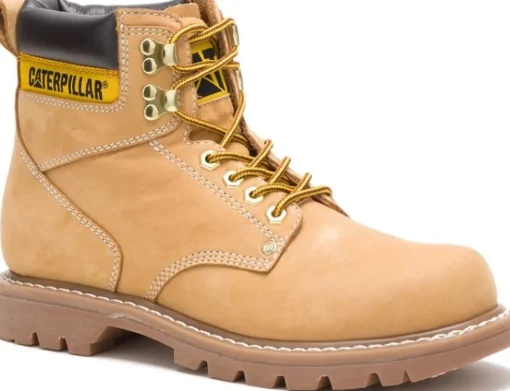 CAT Men's Second Shift Soft Toe Work Boot - Honey - P70042