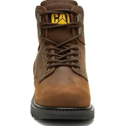Cat Men's Second Shift Soft Toe WP Slip Resist Work Boot -Brown- P51086