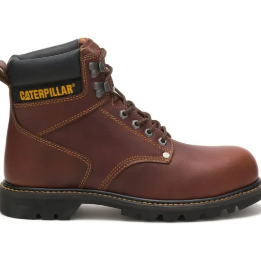 CAT Men's Second Shift Steel Toe Work Boot - Tan - P89817