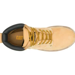 CAT Men's Second Shift Steel Toe Work Boot - Honey Nubuck - P89162