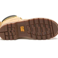 CAT Men's Second Shift Steel Toe Work Boot - Honey Nubuck - P89162