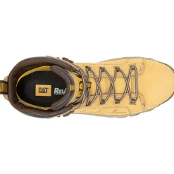 Cat Men's Threshold Rebound Comp Toe WP Work Boot- Honey- P91713
