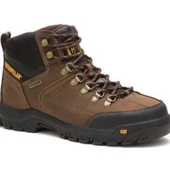 CAT Men's Threshold Steel Toe WP SR Work Boot - Brown - P90935