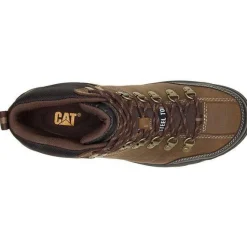 CAT Men's Threshold Steel Toe WP SR Work Boot - Brown - P90935