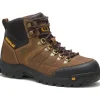 CAT Men's Threshold Waterproof Work Boot - Real Brown - P74128