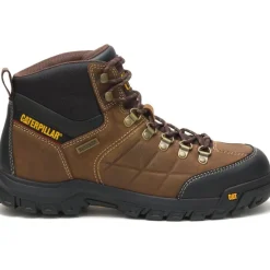 CAT Men's Threshold Waterproof Work Boot - Real Brown - P74128