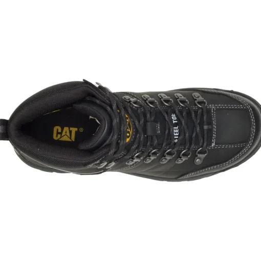 CAT Men's Threshold Waterproof Steel Toe Work Boot - Black - P90936