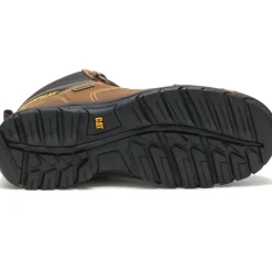CAT Men's Threshold Waterproof Work Boot - Real Brown - P74128