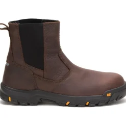 CAT Men's Wheelbase Steel Toe Work Boot - Clay - P91026