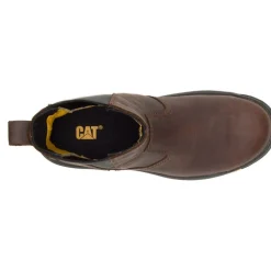 CAT Men's Wheelbase Steel Toe Work Boot - Clay - P91026
