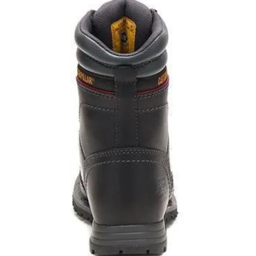 CAT Women's Echo Steel Toe WP Rubber Outsole Work Boot - Black - P90899