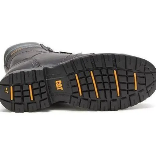CAT Women's Echo Steel Toe WP Rubber Outsole Work Boot - Black - P90899