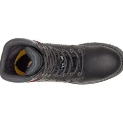 CAT Women's Echo Steel Toe WP Rubber Outsole Work Boot - Black - P90899