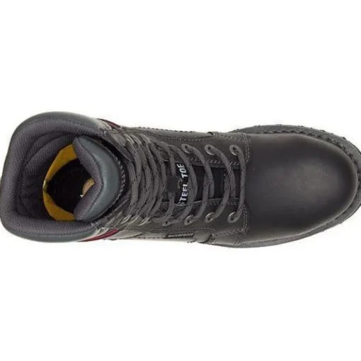 CAT Women's Echo Steel Toe WP Rubber Outsole Work Boot - Black - P90899