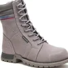 CAT Women's Echo Waterproof Steel Toe Work Boot - Grey - P90565