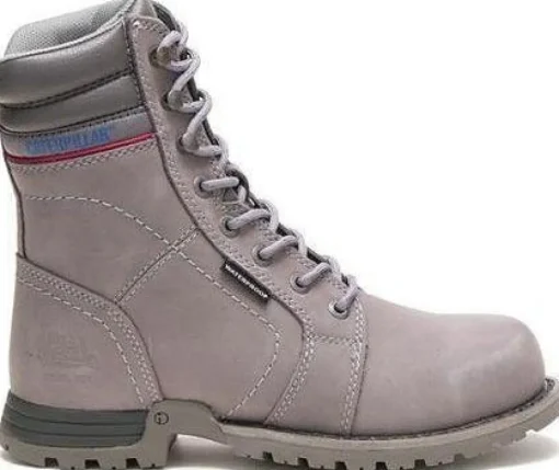 CAT Women's Echo Waterproof Steel Toe Work Boot - Grey - P90565