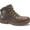 CAT Womens Mae Steel Toe Waterproof Work Shoe - Brown - P91011