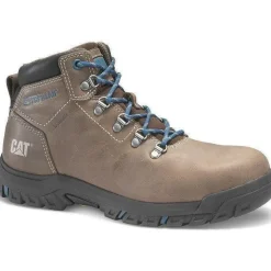 CAT Womens Mae Steel Toe Waterproof Work Shoe - Brown - P91012