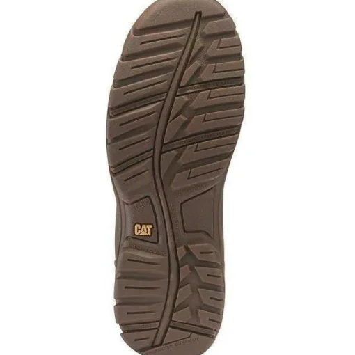 CAT Womens Mae Steel Toe Waterproof Work Shoe - Brown - P91011