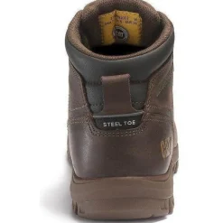 CAT Womens Mae Steel Toe Waterproof Work Shoe - Brown - P91011