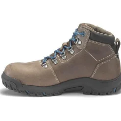 CAT Womens Mae Steel Toe Waterproof Work Shoe - Brown - P91012