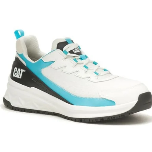 CAT Women's Streamline Runner CCT Original Work Shoe - White/Blue - P91600