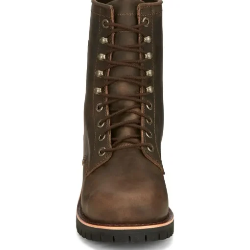 Chippewa Men's Classic 2.0 8" Comp Toe Lace Up Work Boot -Brown- NC2091