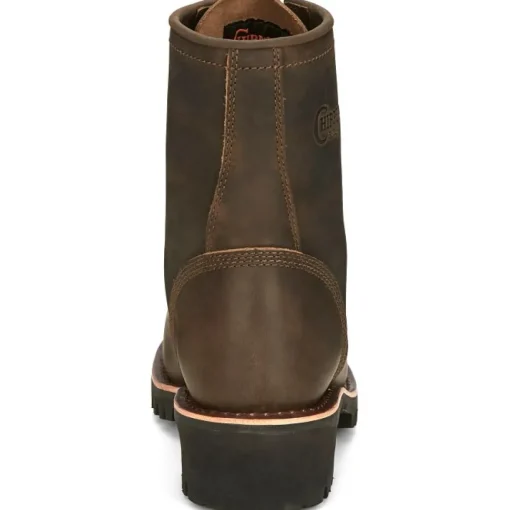 Chippewa Men's Classic 2.0 8" Comp Toe Lace Up Work Boot -Brown- NC2091