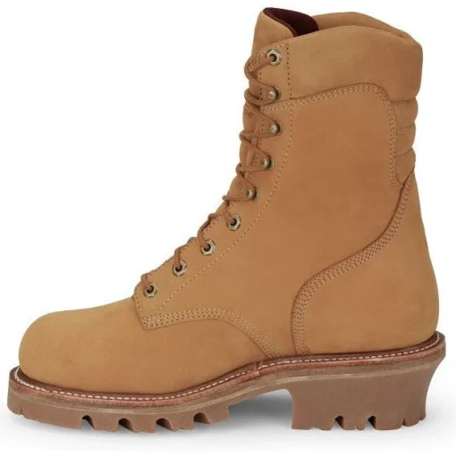 Chippewa Men's Super Dna 9" WP Steel Toe Work Boot -Wheat- 59417