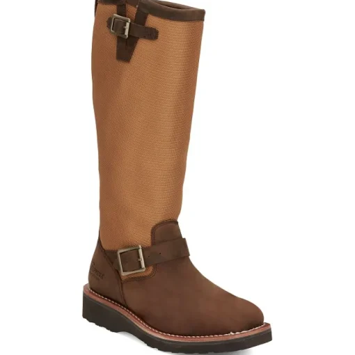 Chippewa Women's Cottonwood 15" Snake Hunt Boot -Brown- SN6914