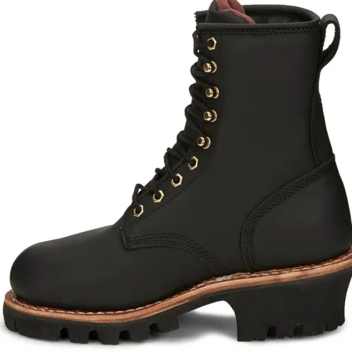 Chippewa Women's Tinsley 8" Steel Toe WP 400G Ins Work Boot - Black - L73050
