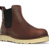 Danner Men's Bull Run 6" Steel Toe Chelsea Work Boot -Brown- 15484