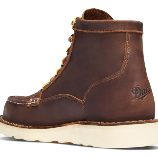 Danner Men's Bull Run USA Made 6" Moc Steel Toe Work Boot Brown 15564