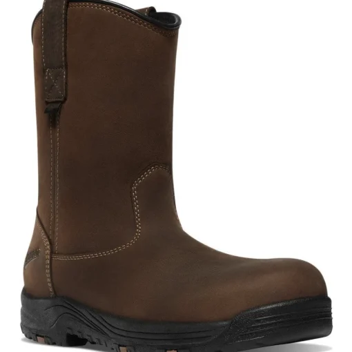 Danner Men's Caliper 10" AL Toe WP Wellington Work Boot -Brown- 19491