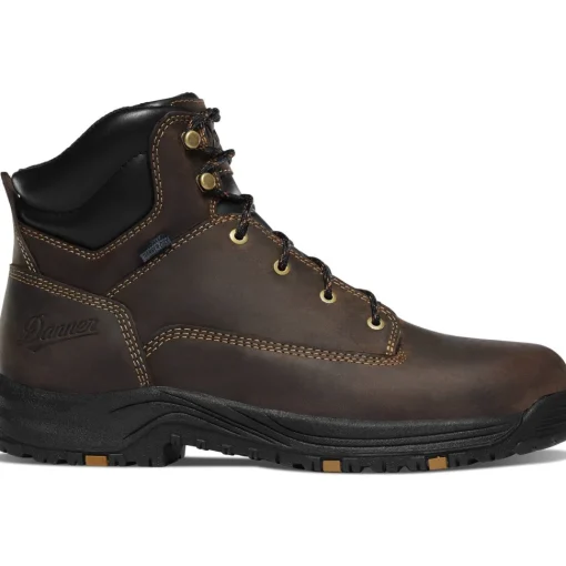 Danner Men's Caliper 6" Aluminum Toe WP Work Boot - Brown - 19453