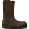 Danner Men's Caliper 10" Plain Toe WP Wellington Work Boot -Brown- 19490